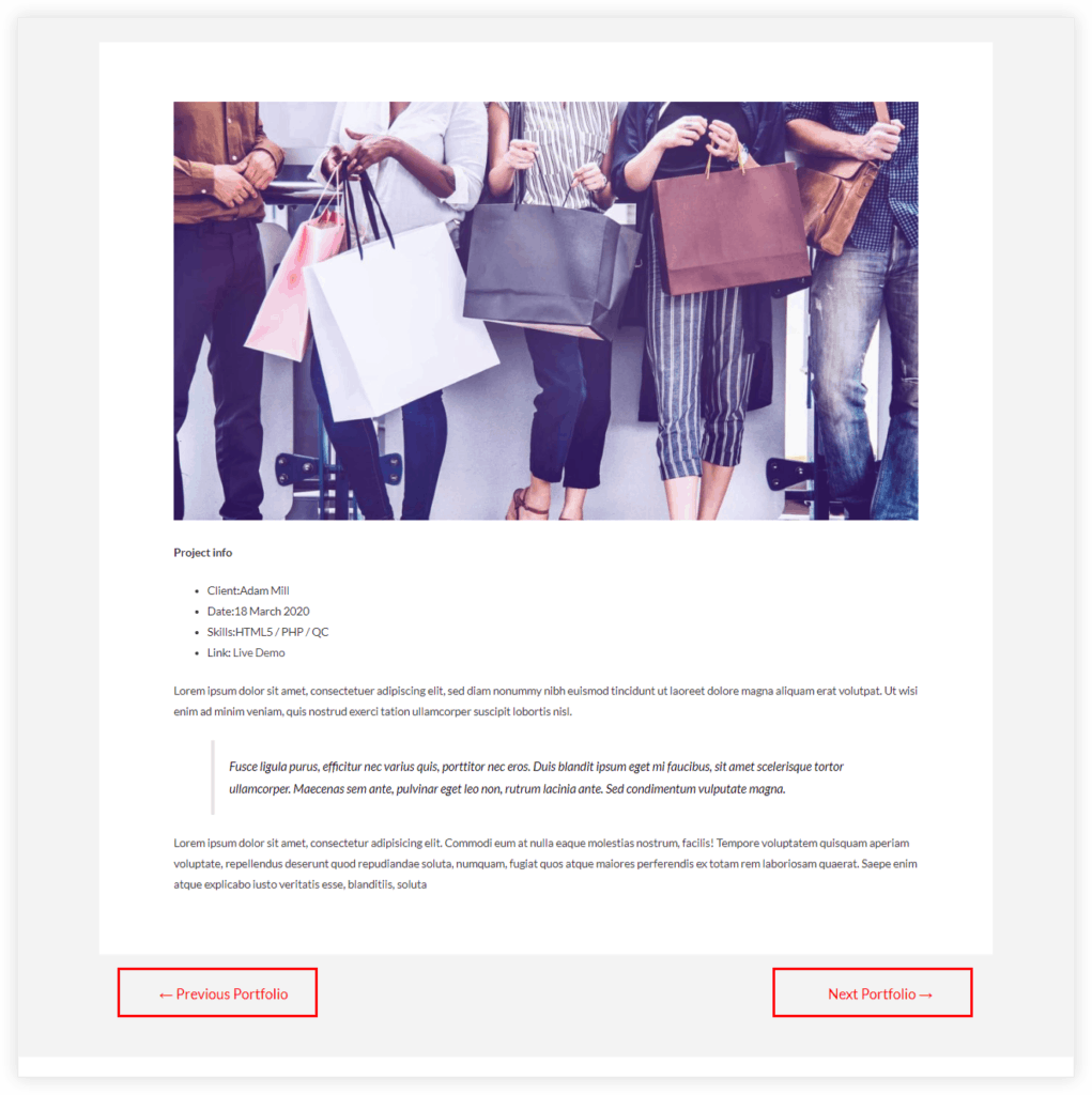 Update Navigation Link Strings on Single Portfolio Page Single Page Navigation Links 1021x1024