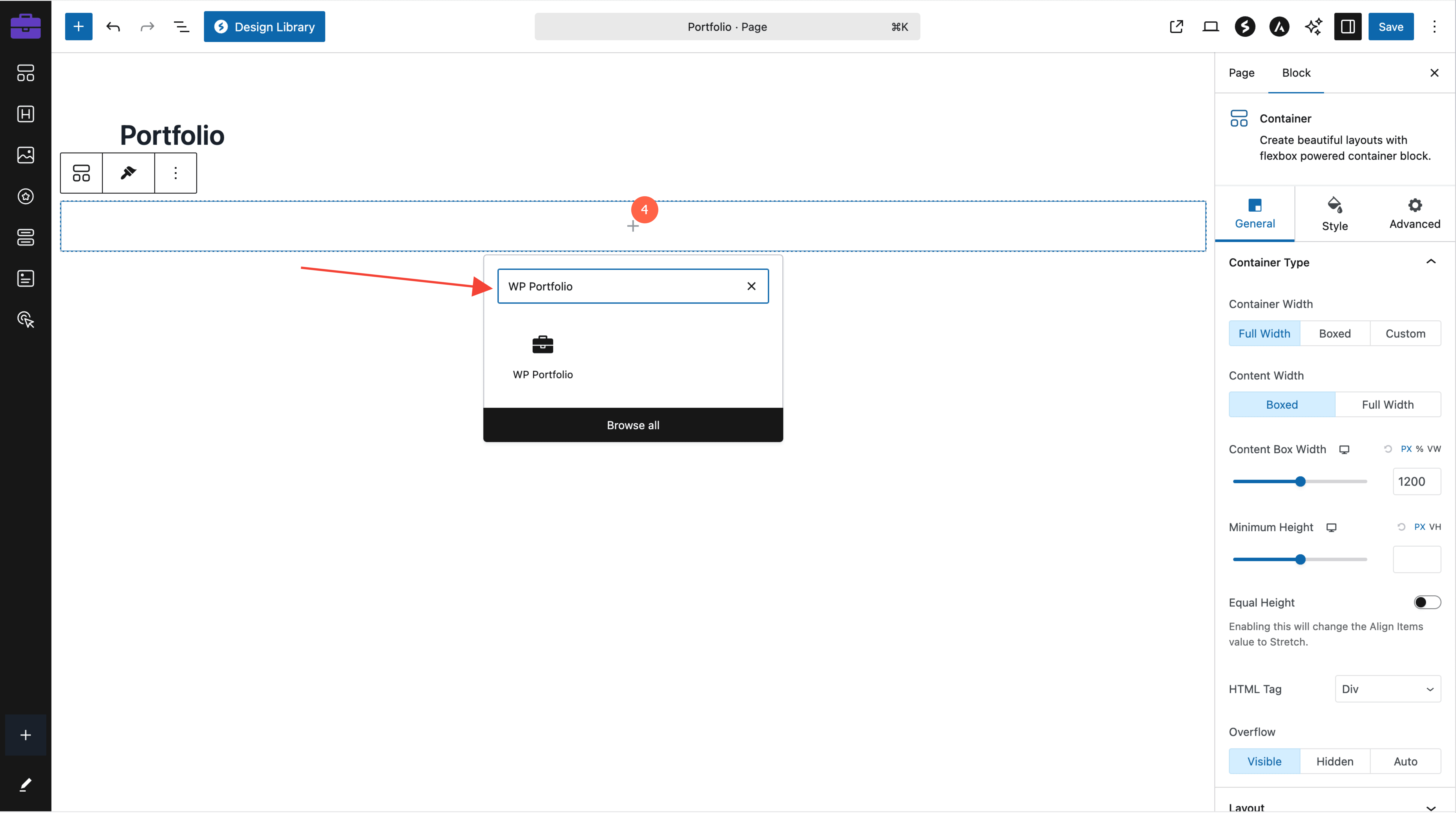 Search Portfolio